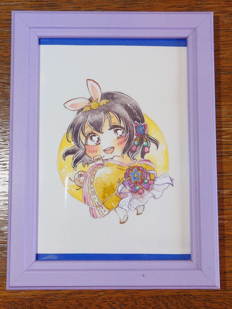 額装ミニ原画玉桂