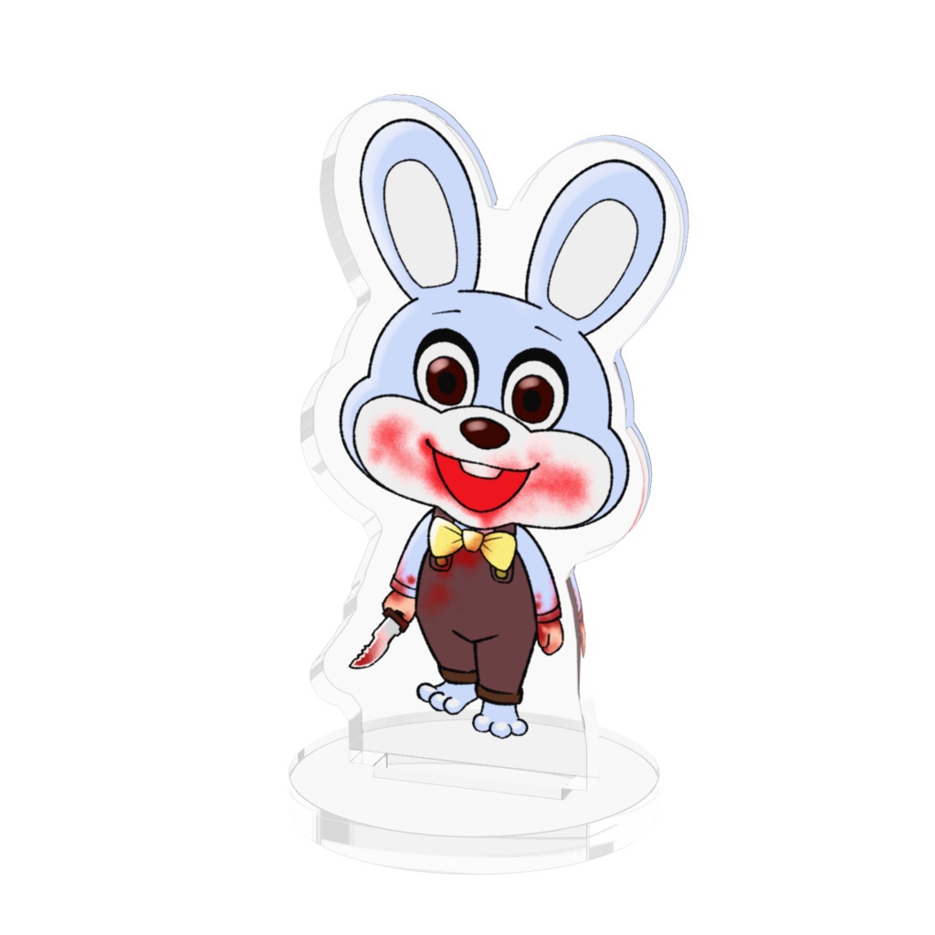 ロビー・ザ・ラビット(青)/リージョンのミニアクリルフィギュア