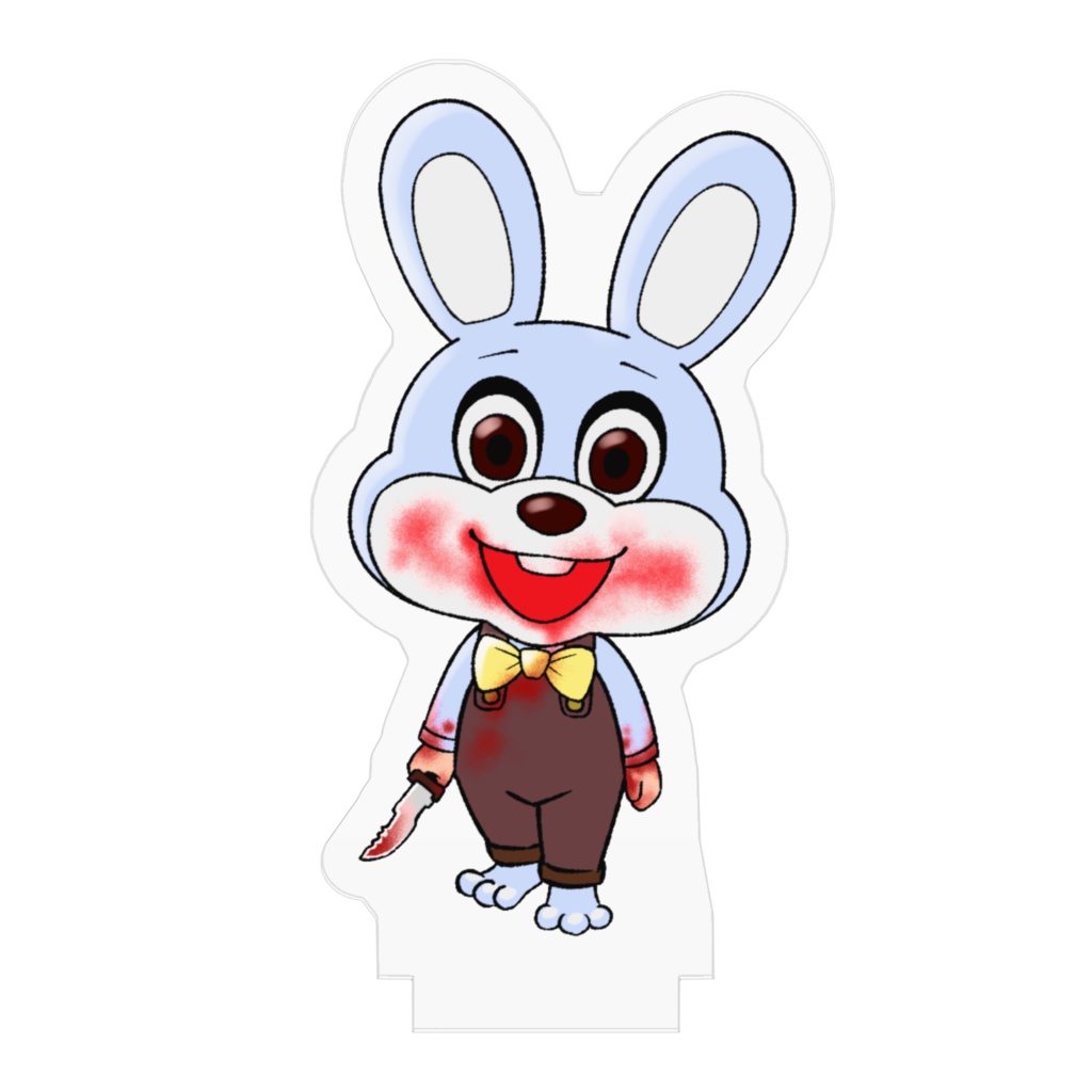 ロビー・ザ・ラビット(青)/リージョンのミニアクリルフィギュア