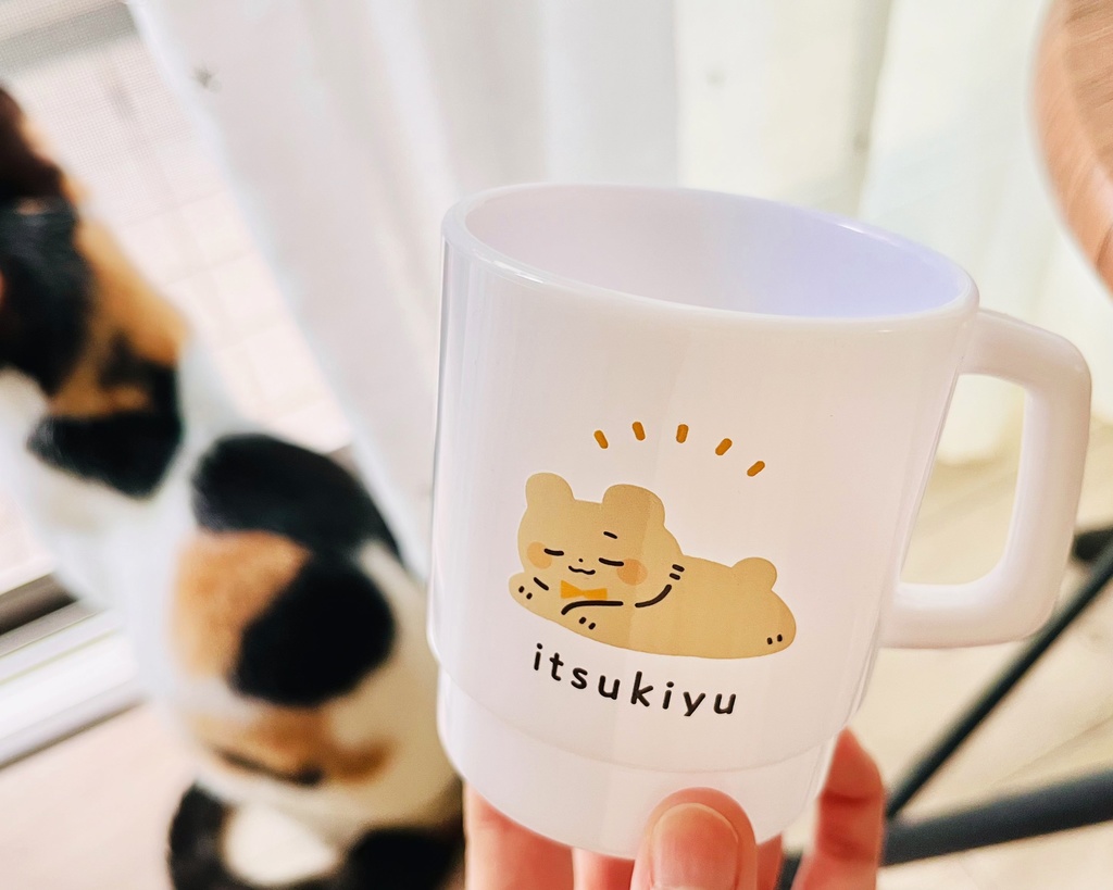 くまちゃんコップ+キーホルダー【6月中旬~下旬頃に発送予定】