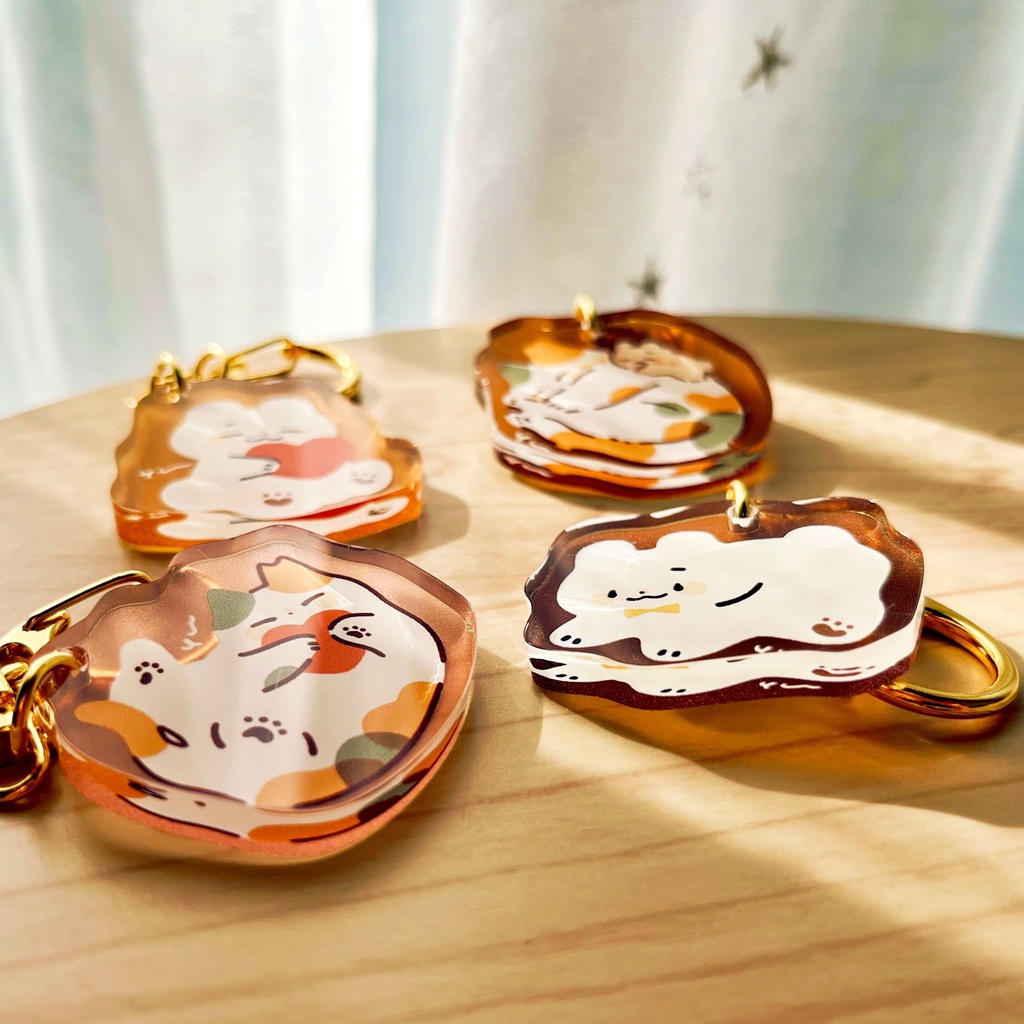 ぷっくりキーホルダー