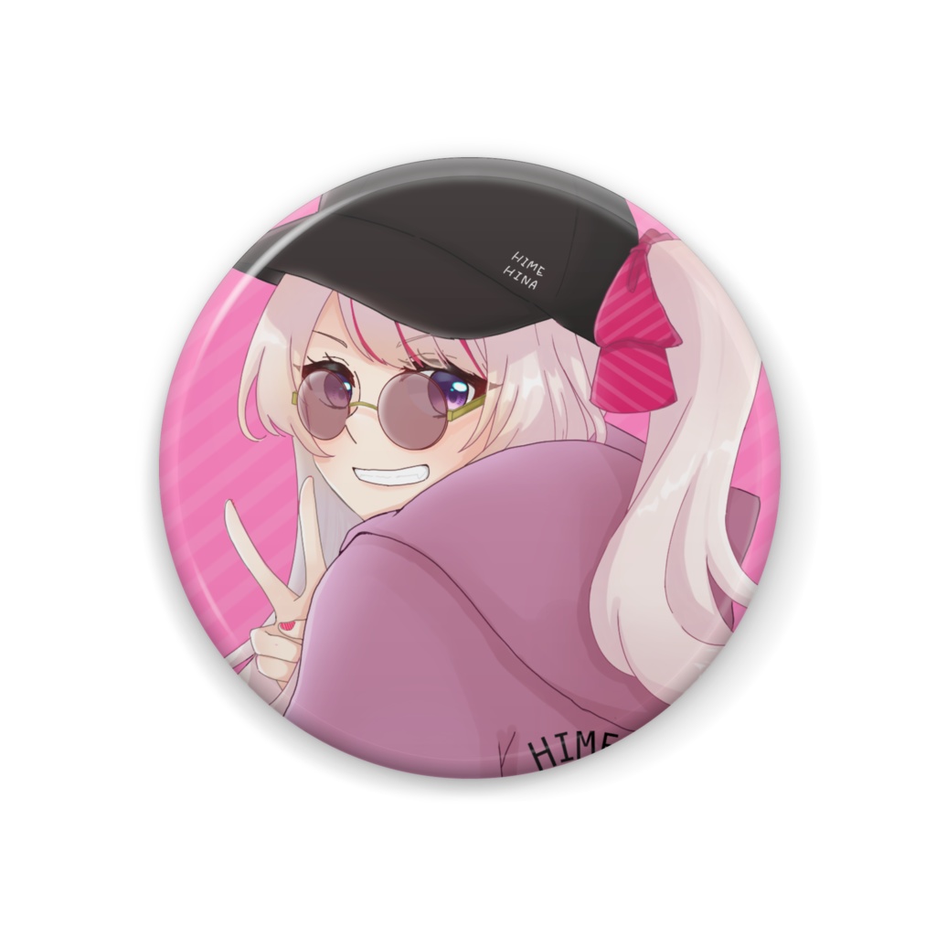 HIMEHINA パーカー缶バッジ