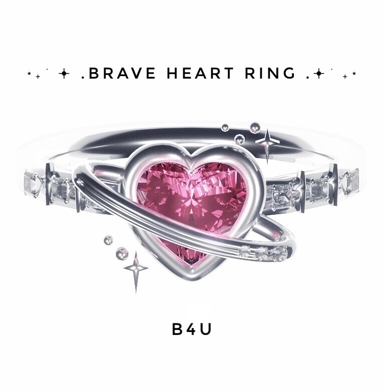 【B4U】ブレイブハートリング💝BRAVE HEART RING