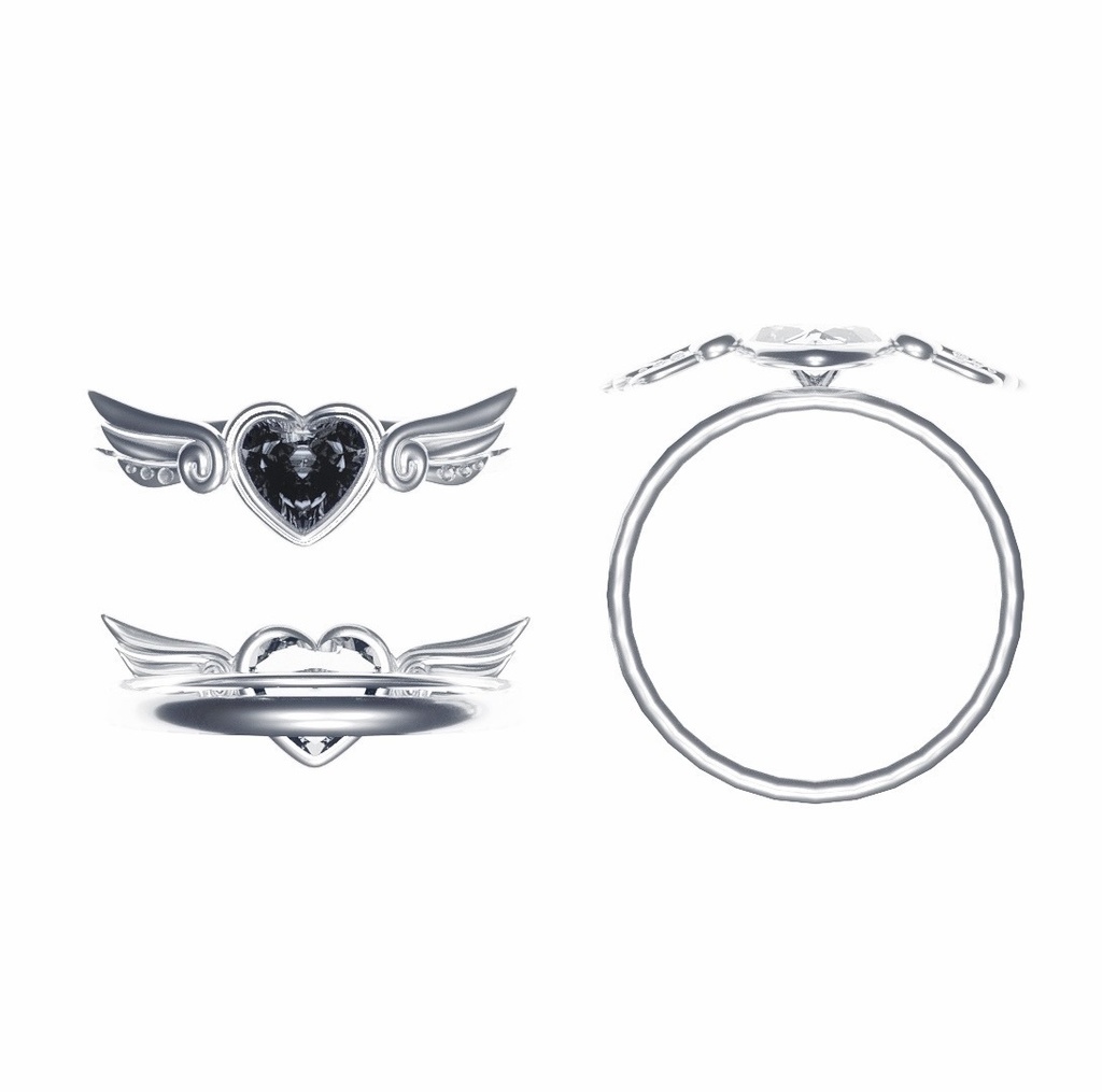 【B4U】エンジェルハートリング🪽ANGEL HEART RING