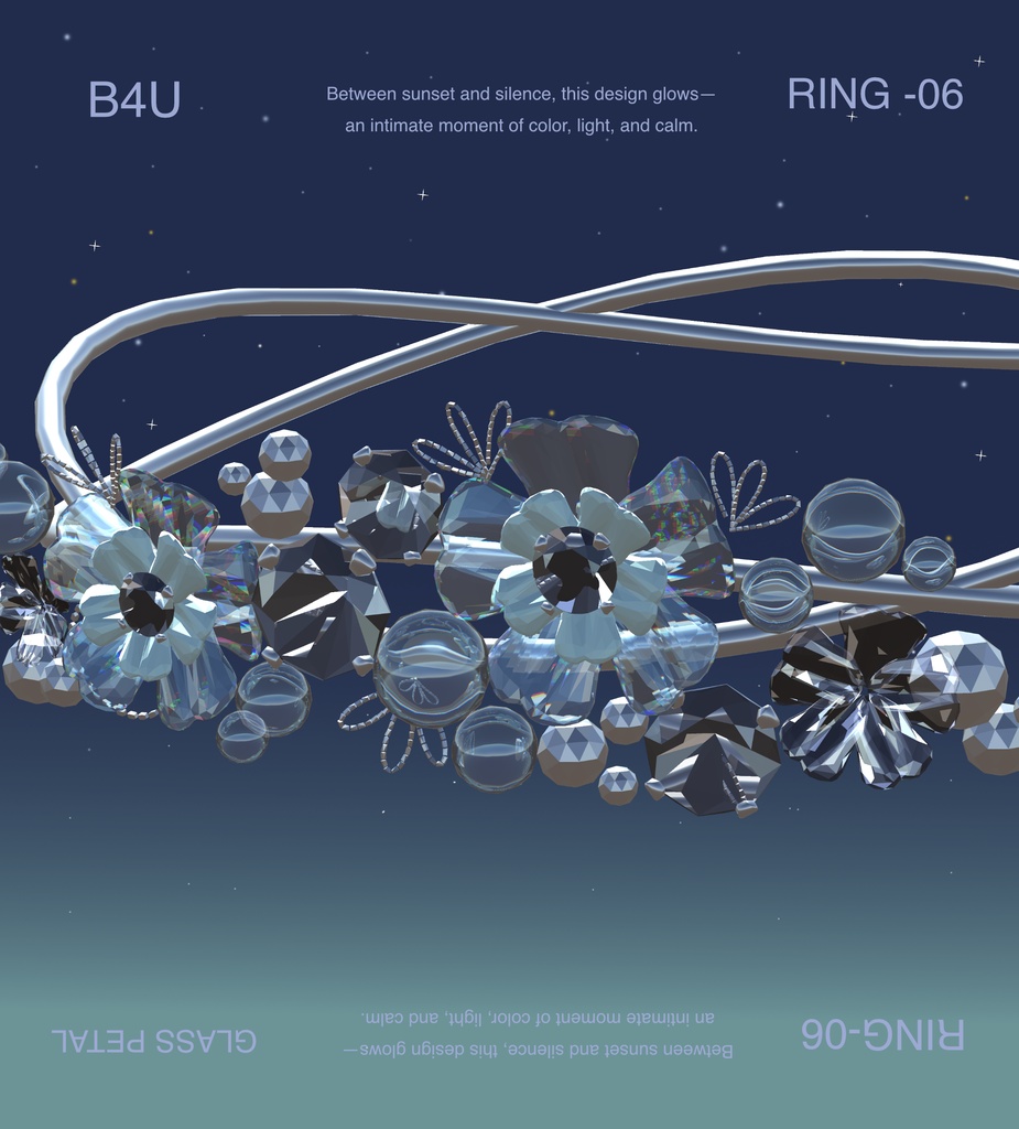【B4U】💍 blue haze ring 💍