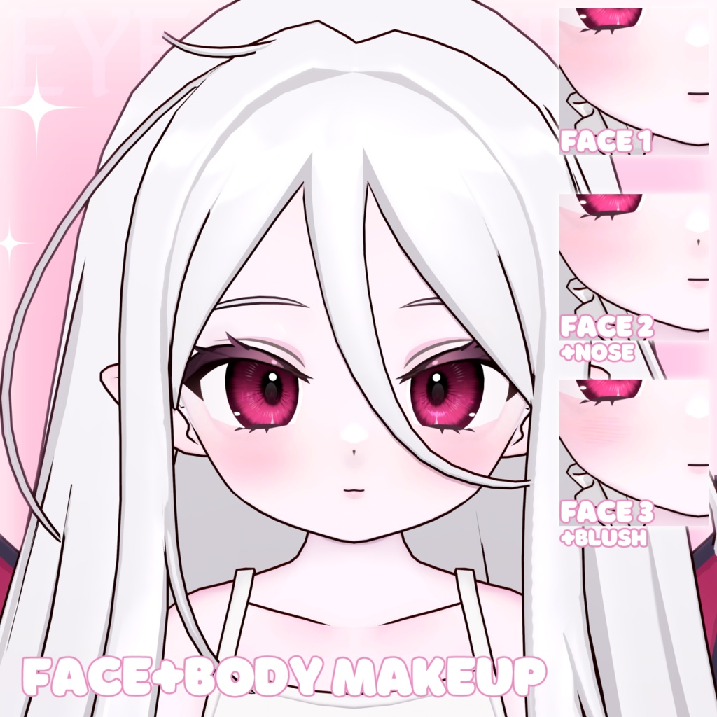 【Nochica | ノーチカ】Eye+Makeup+Body blush