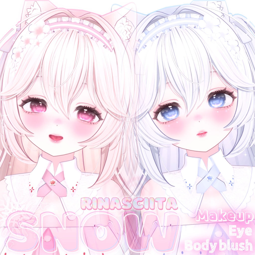 【リナシータ | Rinasciita】SNOW Makeup+Eye+Body blush
