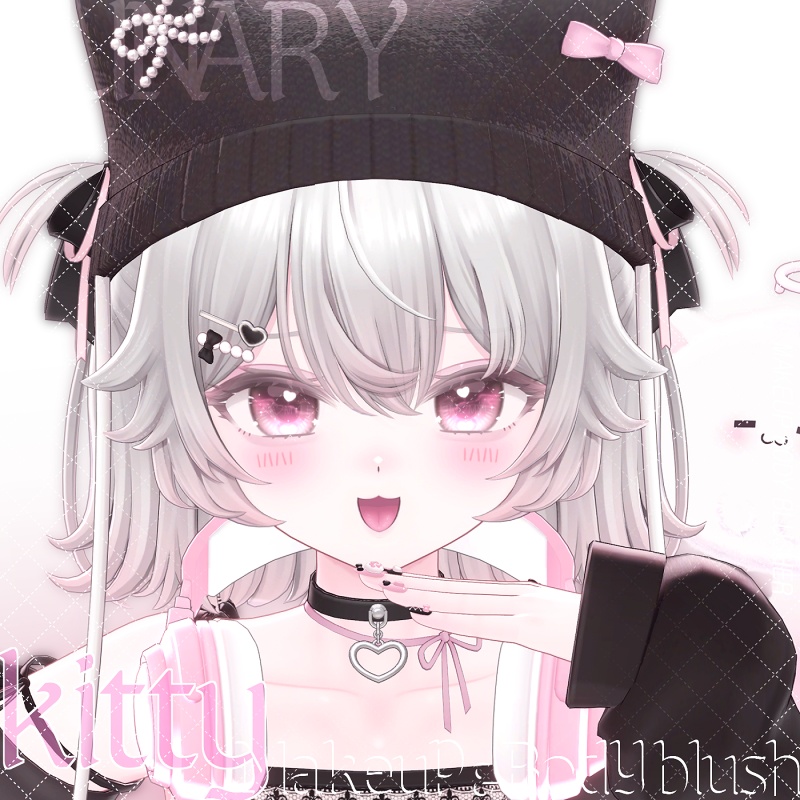 SALE🌸【ルナリィ | Lunary】ᓚᘏᗢ𝗞𝗶𝘁𝘁𝘆 MAKEUP & BODY BLUSHER