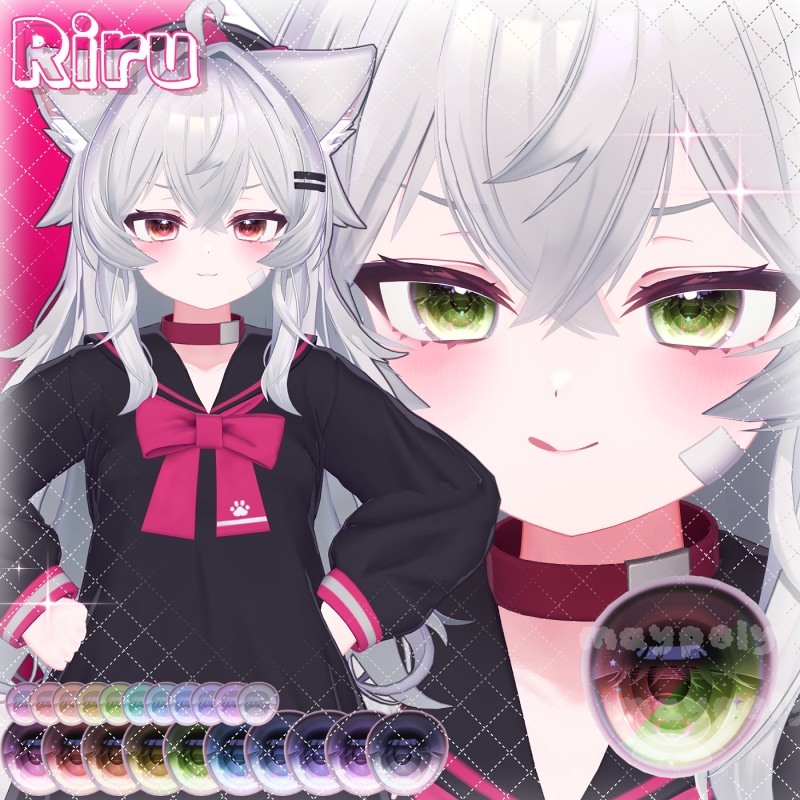 【リュミィ追加】✨💎𝐆𝐄𝐌 Eye Texture【29アバター】
