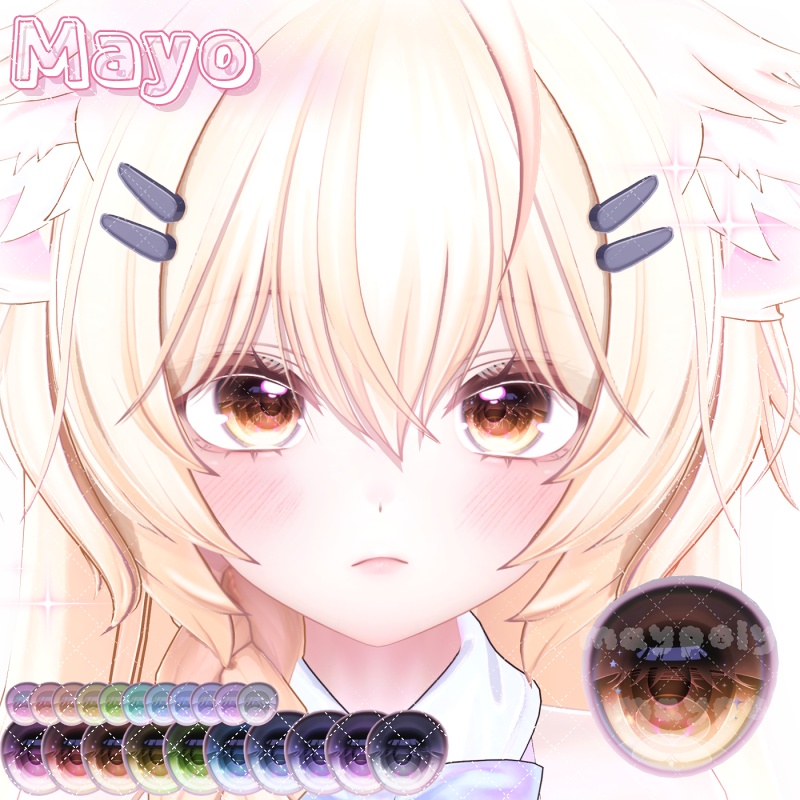 ✨💎𝐆𝐄𝐌 Eye Texture【16アバター】