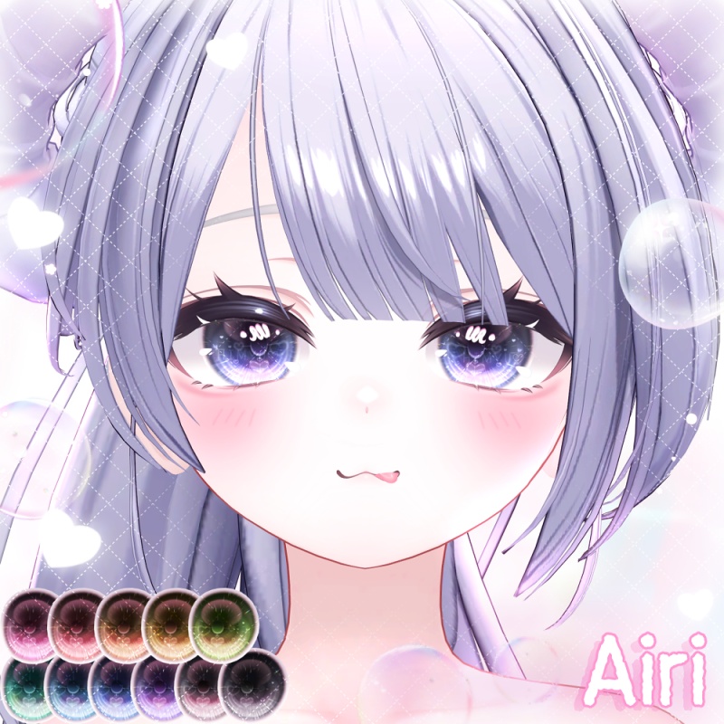【輝夜追加】🫧ぽろぽろ Eye Texture💧【24アバター】