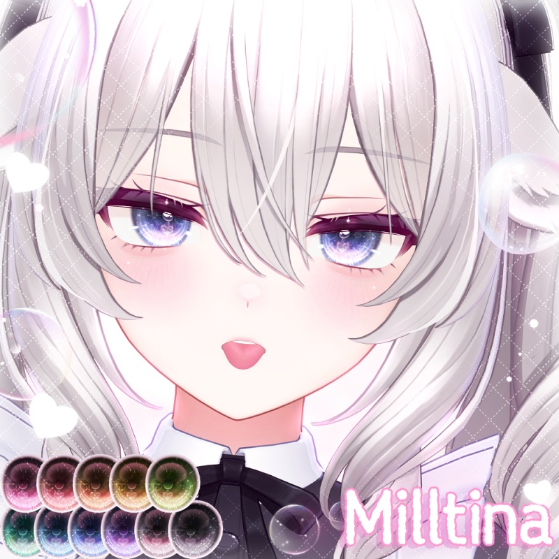【輝夜追加】🫧ぽろぽろ Eye Texture💧【24アバター】