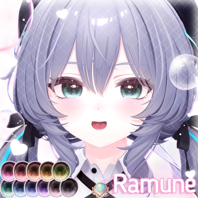 【輝夜追加】🫧ぽろぽろ Eye Texture💧【24アバター】