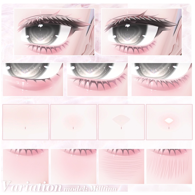 【SALE】【6アバター】🌹Ranunculus Makeup+Eye+Bodyblusher