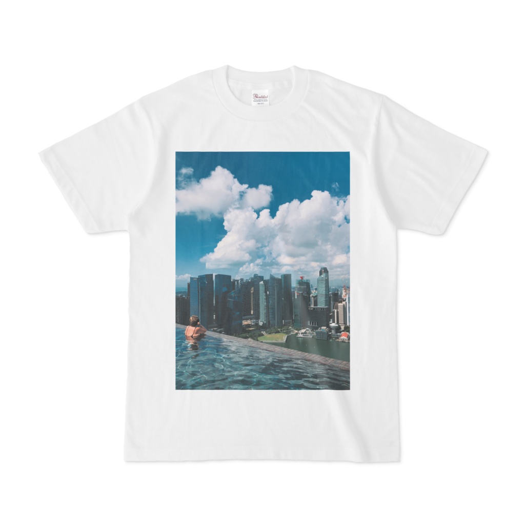 roof poolTシャツホワイト