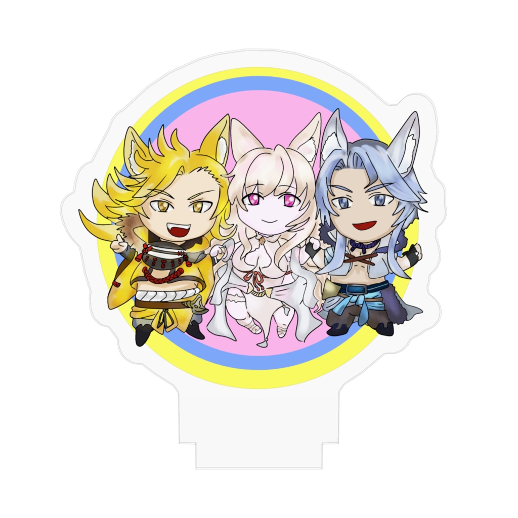 仲良し3人組(金 銀 天狐さま)