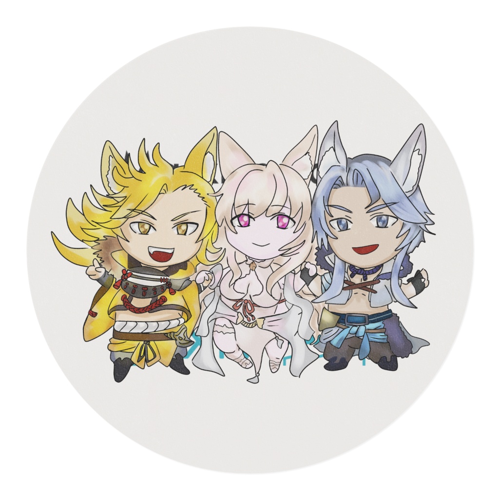 マスキングテープ(仲良し3人組)