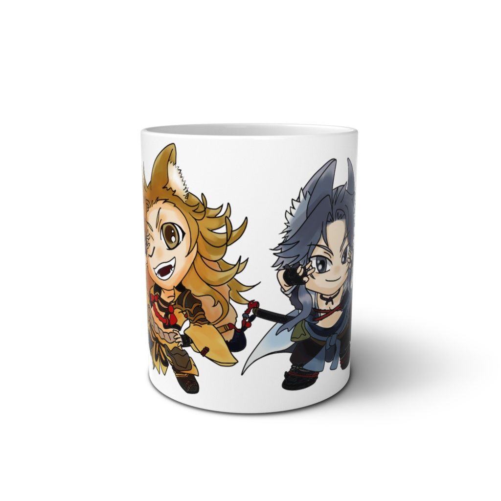 金狐 × 銀狐 マグカップ