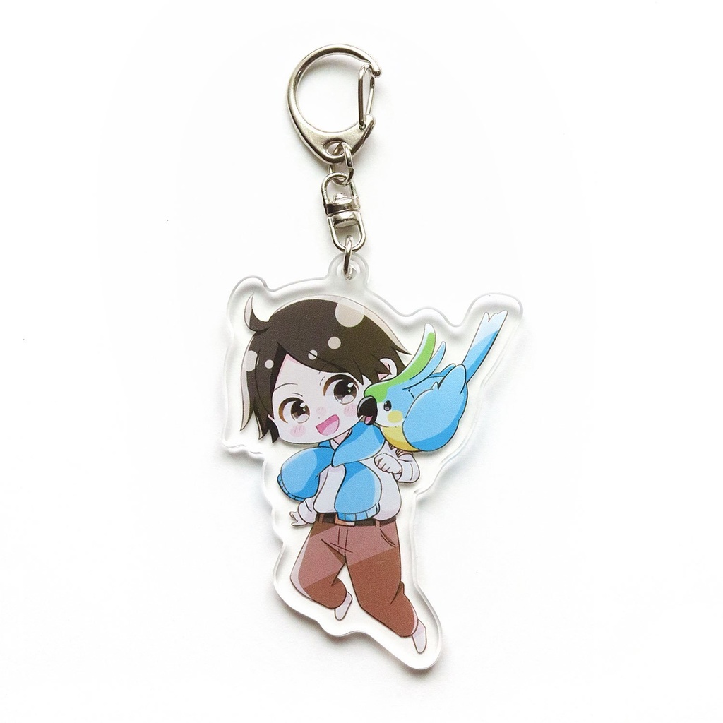 ステラ&オムちゃんのアクリルキーホルダー