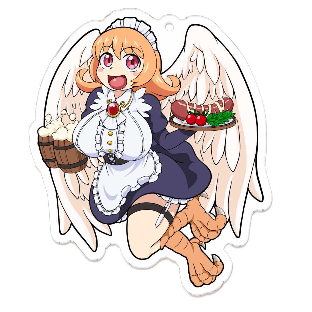 メイドリーキーホルダー