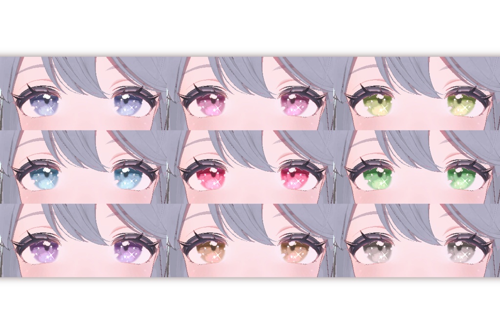 【7アバター対応】彩霞 eye texture