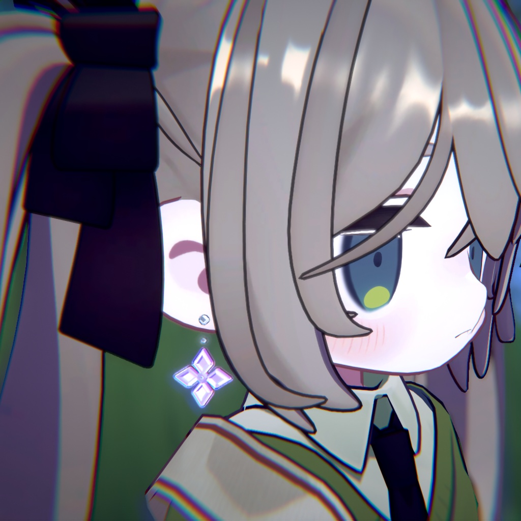 紫陽花ピアス【キプフェル対応】