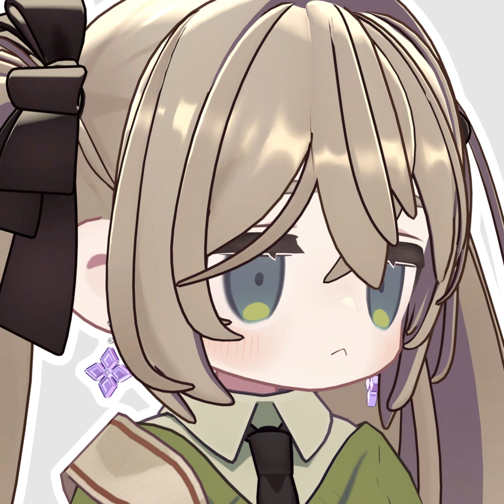 紫陽花ピアス【キプフェル対応】