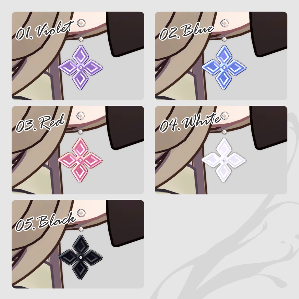 紫陽花ピアス【キプフェル対応】