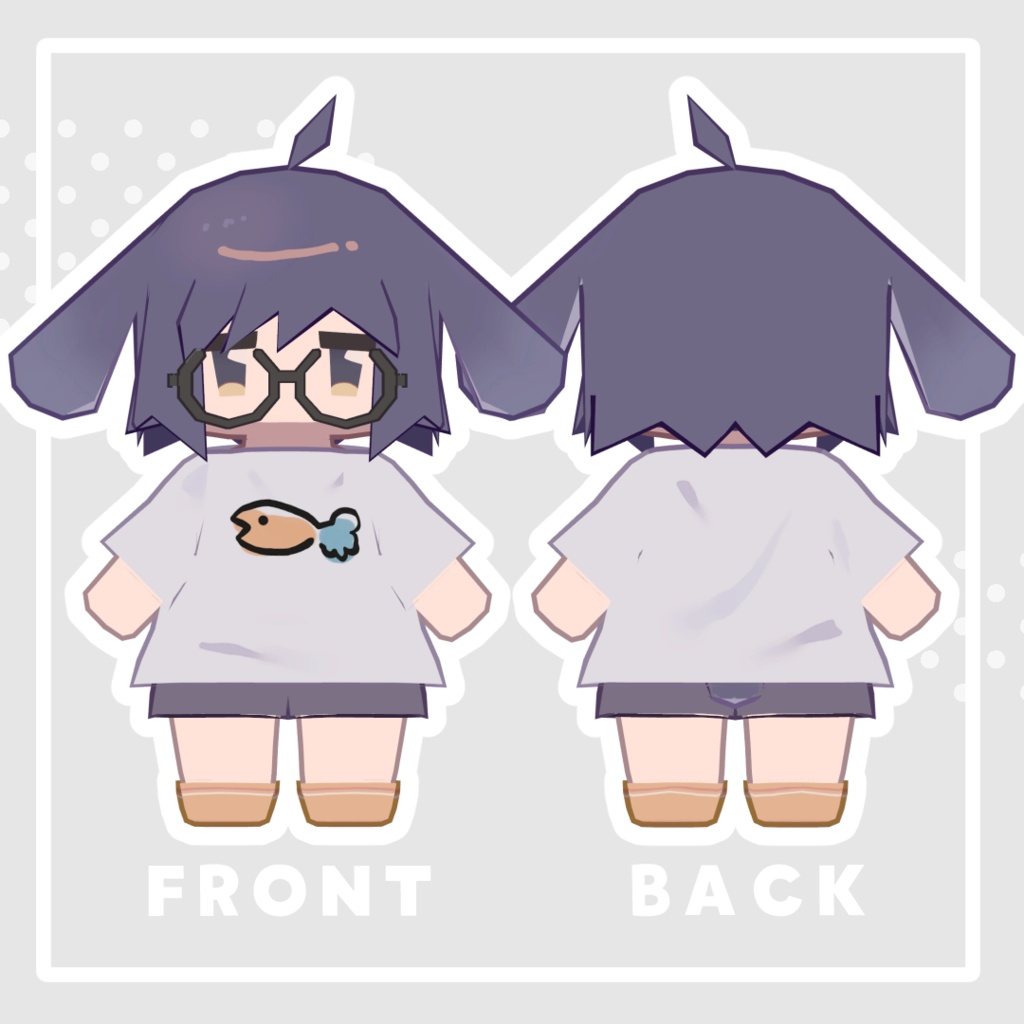 #ちびさき chibisaki / 二次創作3Dモデル