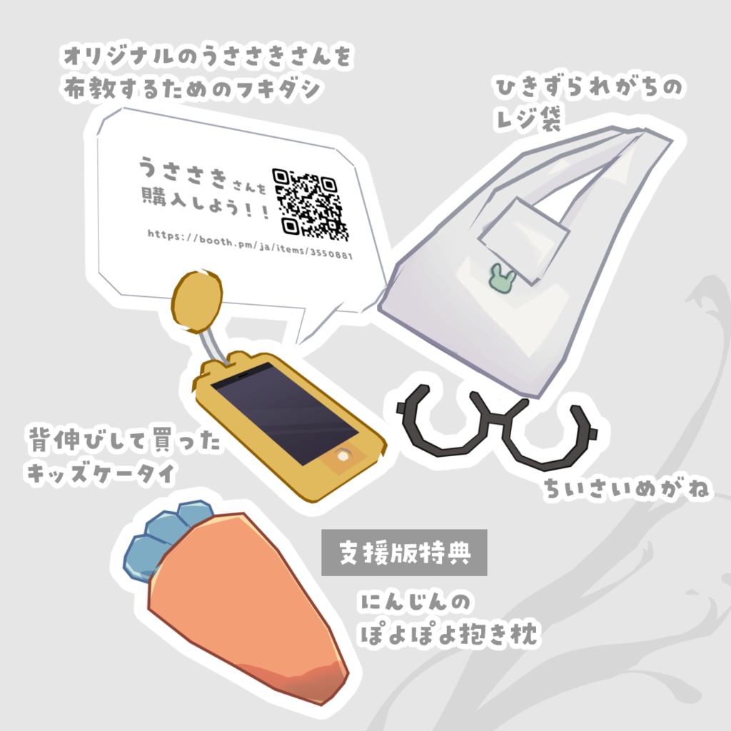 #ちびさき chibisaki / 二次創作3Dモデル