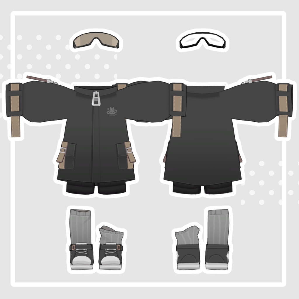 ゆったりルーズクラップ【8アバター対応】