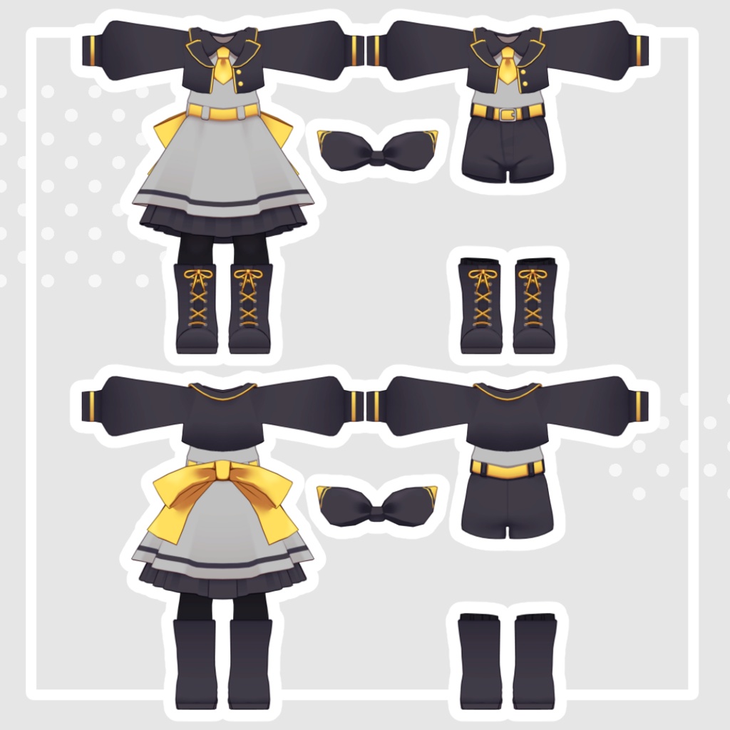 ふんわりミッドナイトハニー【10アバター対応】