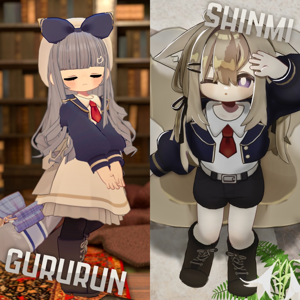 ふんわりミッドナイトハニー【10アバター対応】