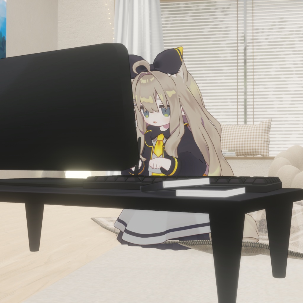 シックな作業デスク【アバターギミック】