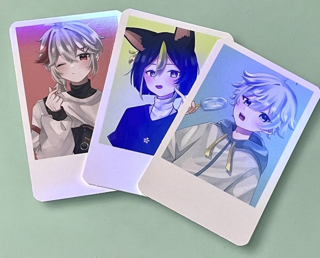 【在庫処分価格】原神 キラキラ チェキ風カード