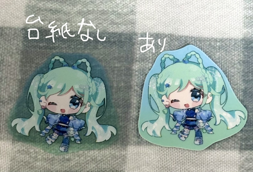 ハオミク 缶バッジ+ステッカーセット