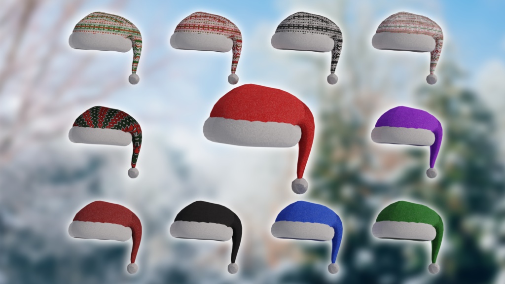 Santa Hat (NOW WITH PHYSBONES!)