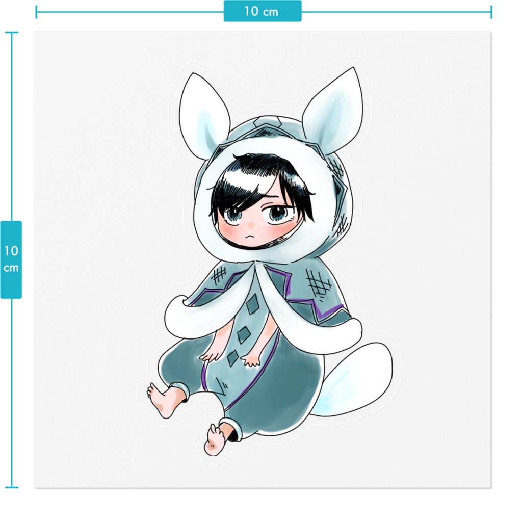 泉理クリアステッカー