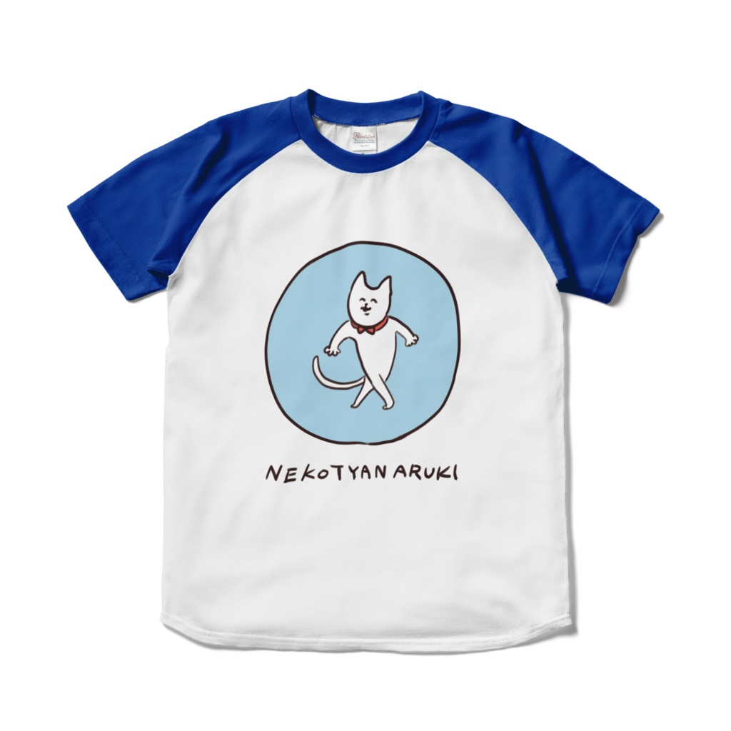 NEKOTYAN ARUKI　ラグランTシャツ