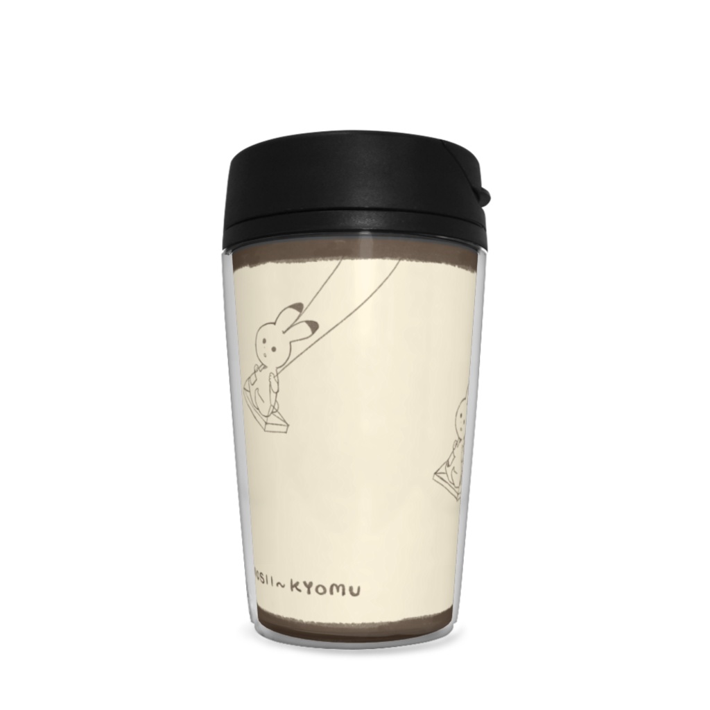 虚無顔うさちゃんタンブラー