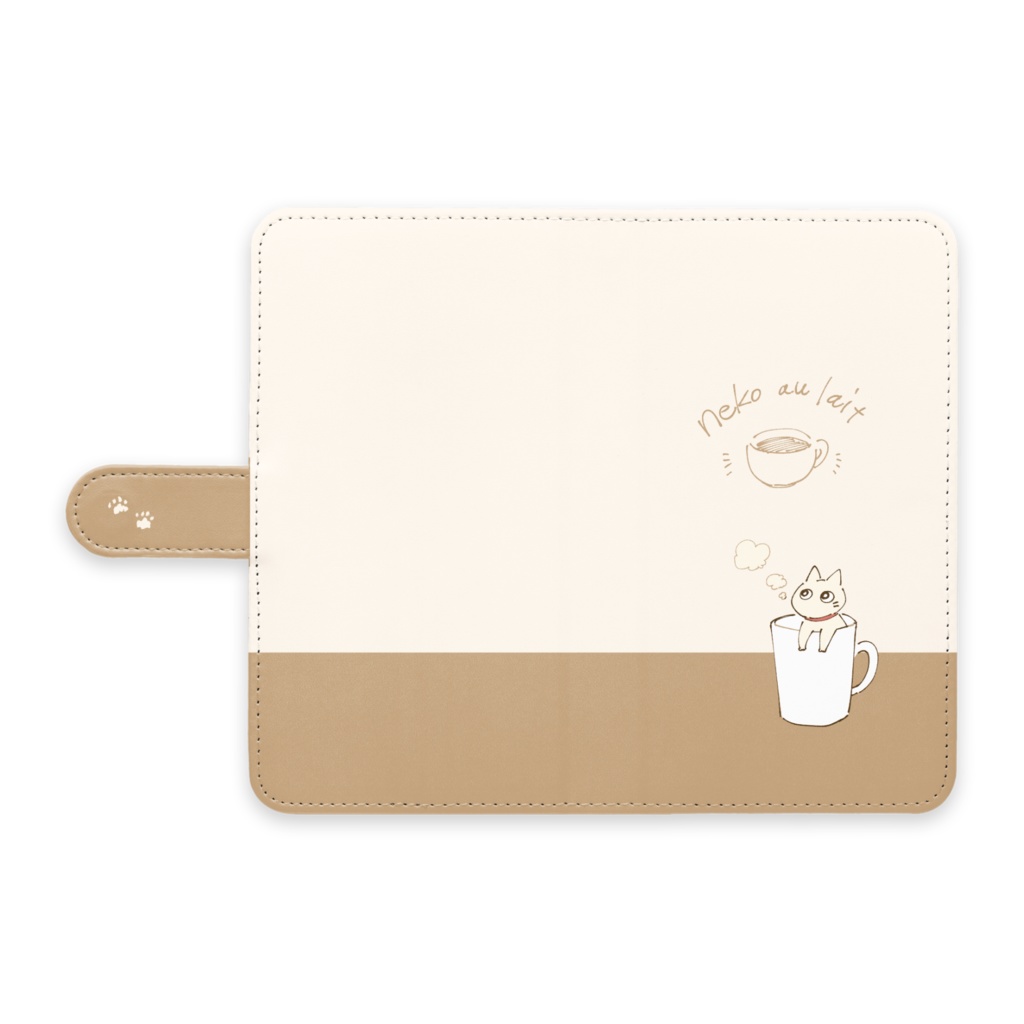 neko au lait ねこスマホケース(android)