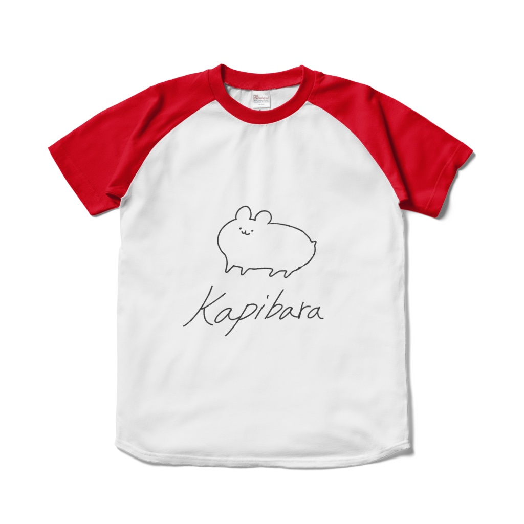 Kapibara 斜に構えるでTシャツ