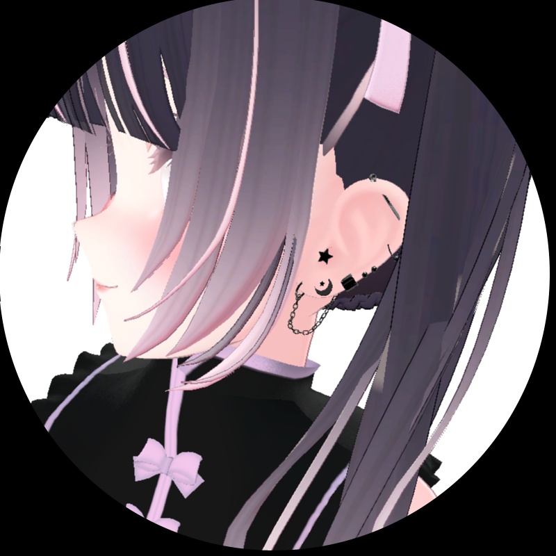 🗝️7アバター対応🎀パンキッシュピアス🗝️