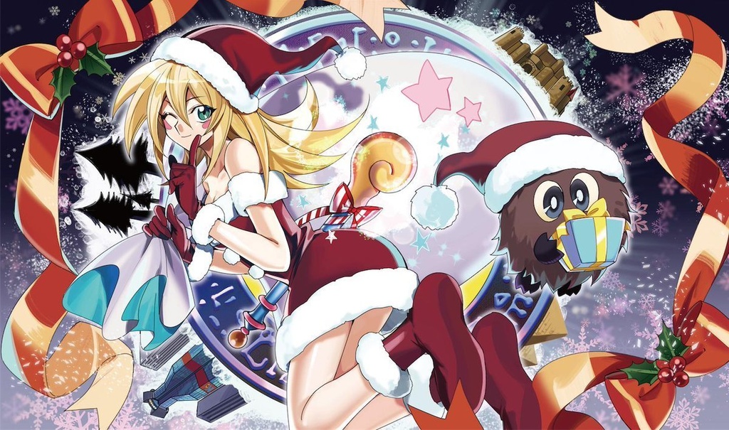 【プレイマット】サンターガール&クリボー