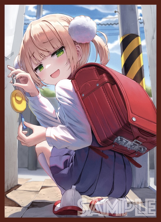 【TCGスリーブ】うい（しゃがみ）