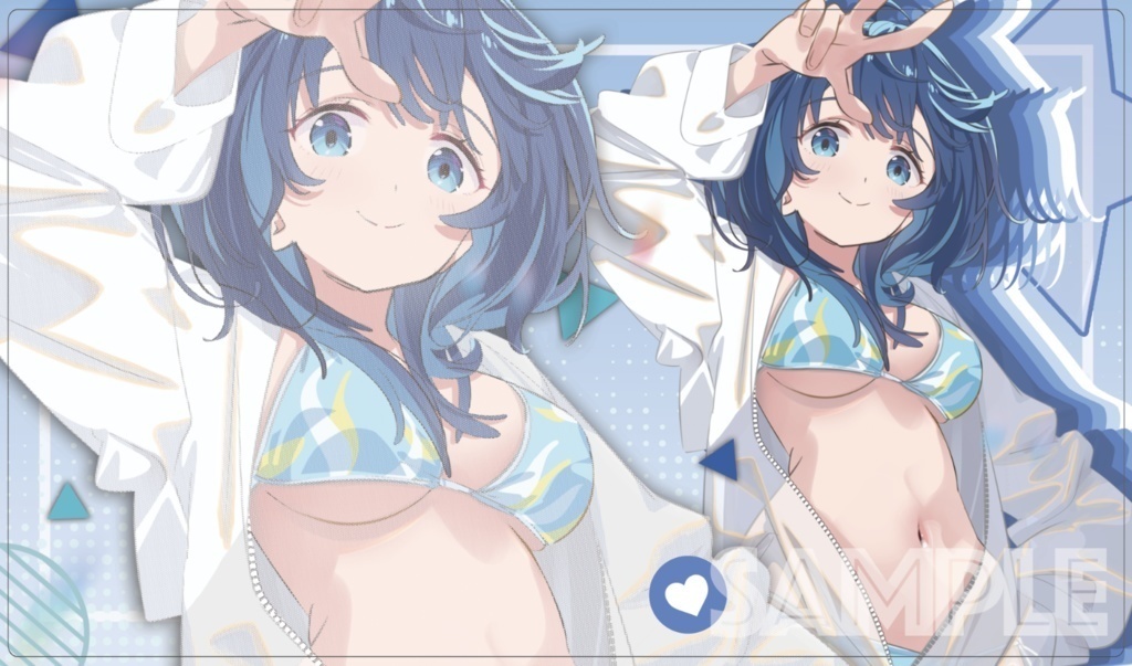 【プレイマット】八奈見(水着)