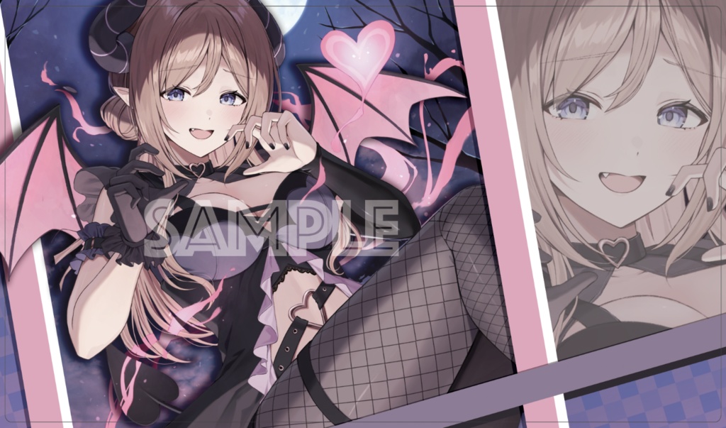 【プレイマット】ハロウィンコス莉波🦇