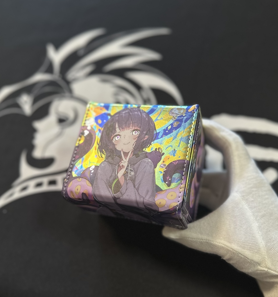 【光る合皮製マグネット繋ぐデッキケース】Ina