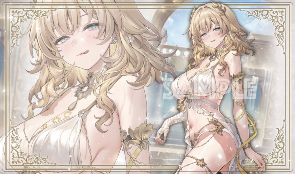 【プレイマット】水着アグライア（横）