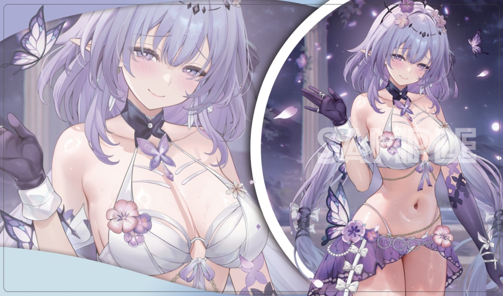 【プレイマット】水着キャストリスB（横）